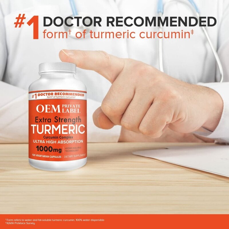 Turmeric Curcumin Capsules Manufacturer - OEM Factory Wholesales with Black Pepper & Ginger