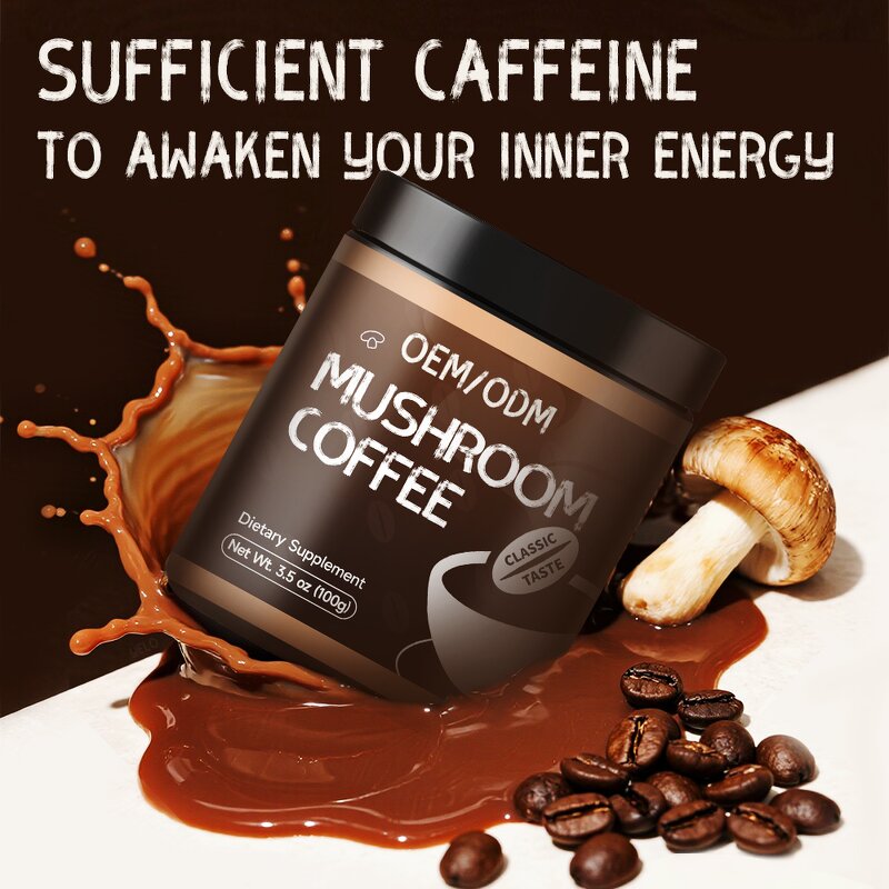 Mushroom Coffee Powder Manufacturer - OEM SUNI Private Label Coffee Supplent for Adults