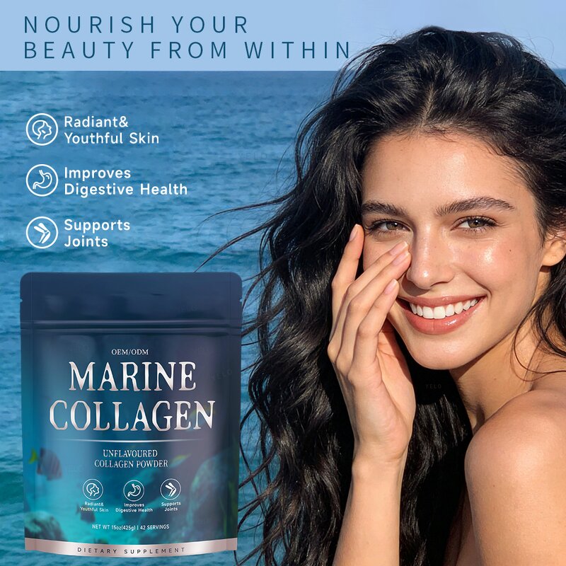 Marine Collagen Powder Manufacturer - OEM SUNI Private Label High Content Protein Immunity