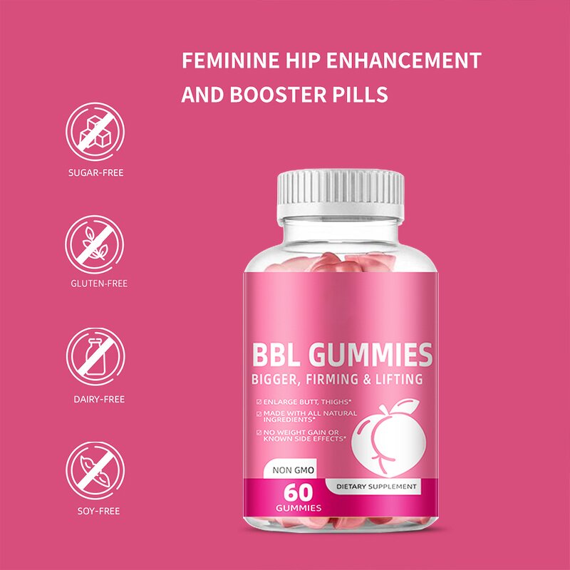 BBL Gummies Manufacturer - Factory Hot Sale Herbal Hip Enhancing for Women