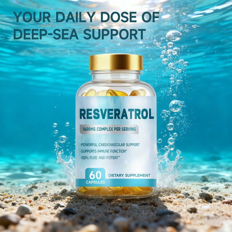 Resveratrol Soft Capsules Manufacturer - OEM SUNI Private Label 1600mg for Adults