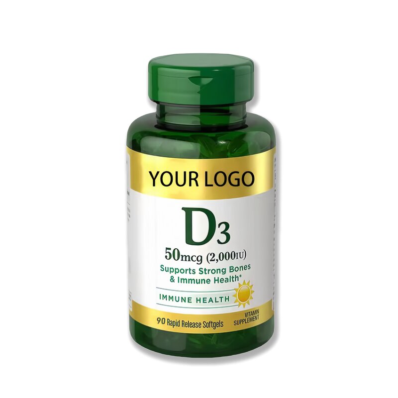 Vitamin D3 K2 Softgels Manufacturer - Custom Label Liposomal Vegan 5000 IU for Immune Bone