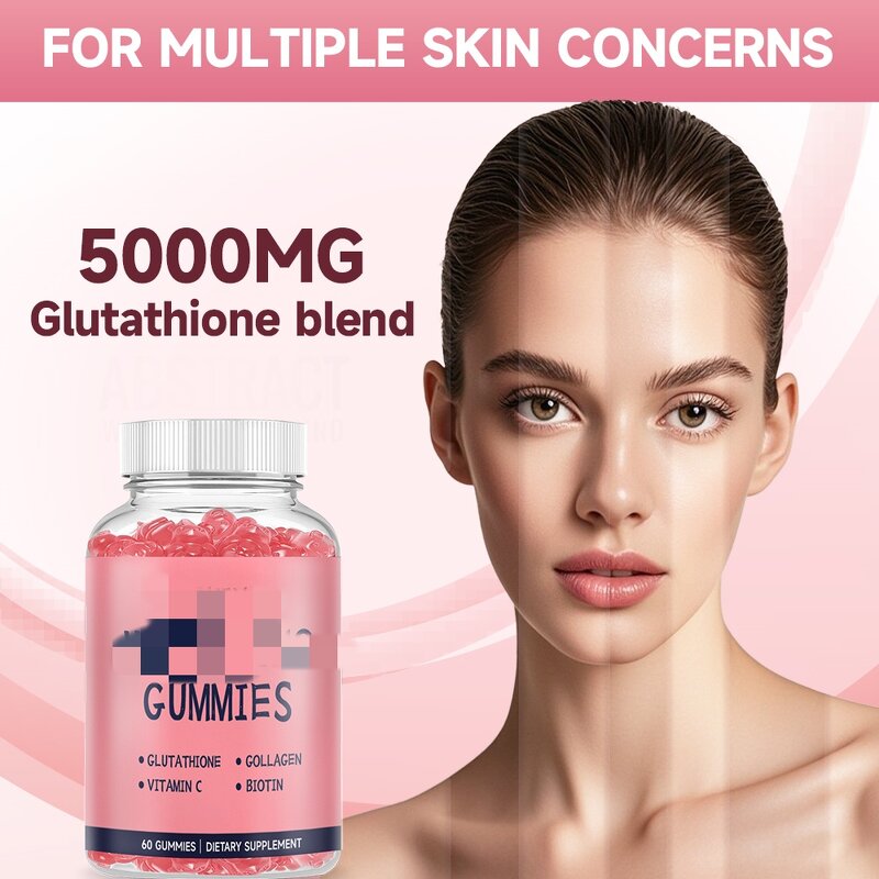 Collagen Gummies Manufacturer - OEM Private Label Lightening Skin Strawberry Flavor