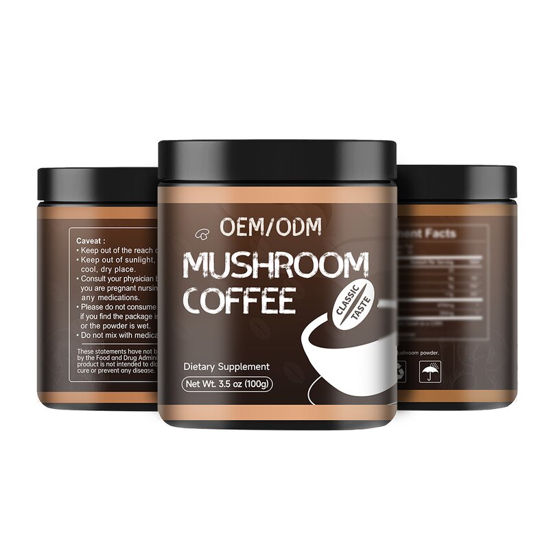 Mushroom Coffee Powder Manufacturer - OEM SUNI Private Label Coffee Supplent for Adults