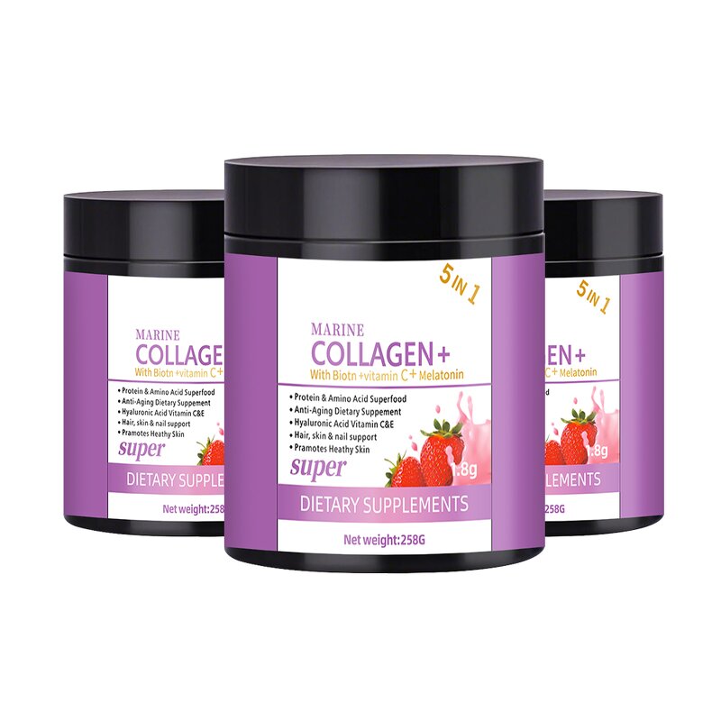 Protein Collagen Powder Manufacturer - OEM SUNI Private Label 5 In1 High Content Immunity