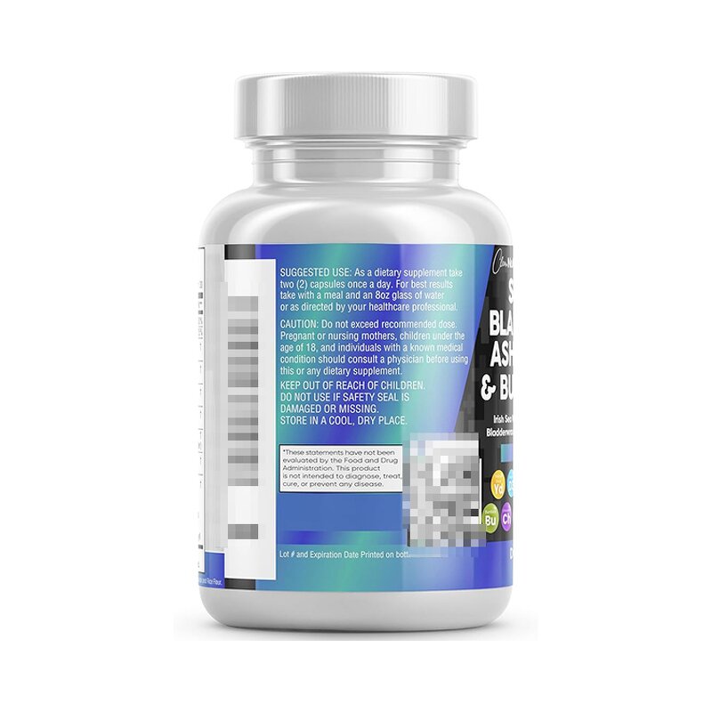 Sea Moss Capsules Manufacturer - OEM Private Label Complex with Black Seed Oil