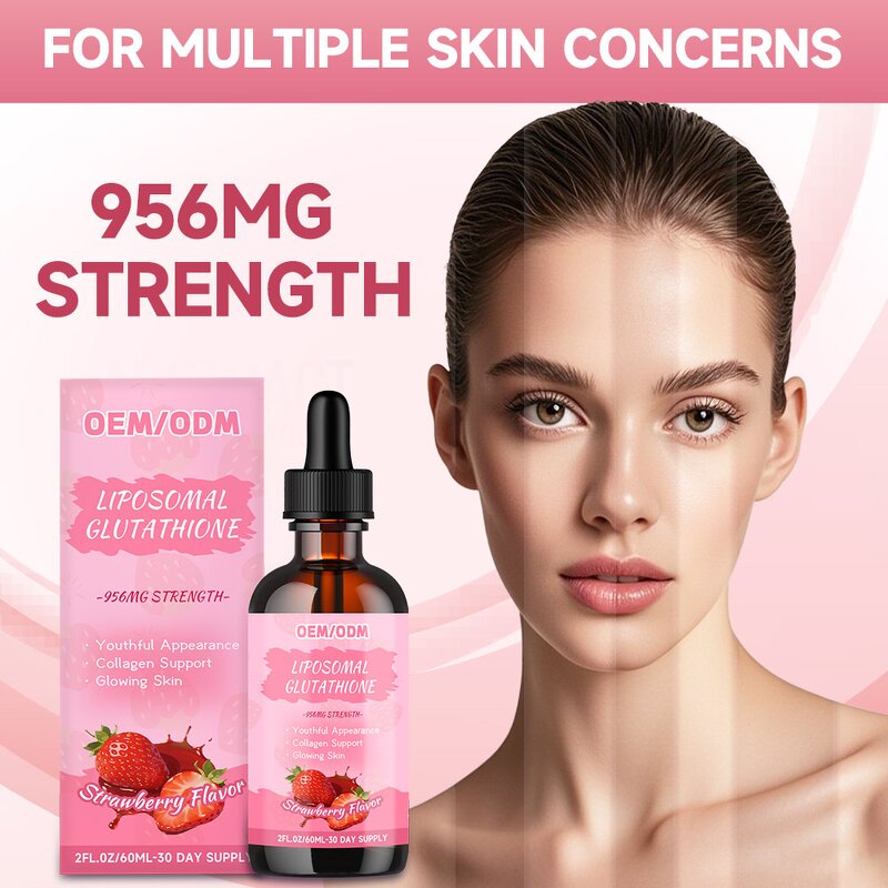 Glutathione Oral Liquid Drop Manufacturer - OEM Private Label Liposomal Skin Lightening