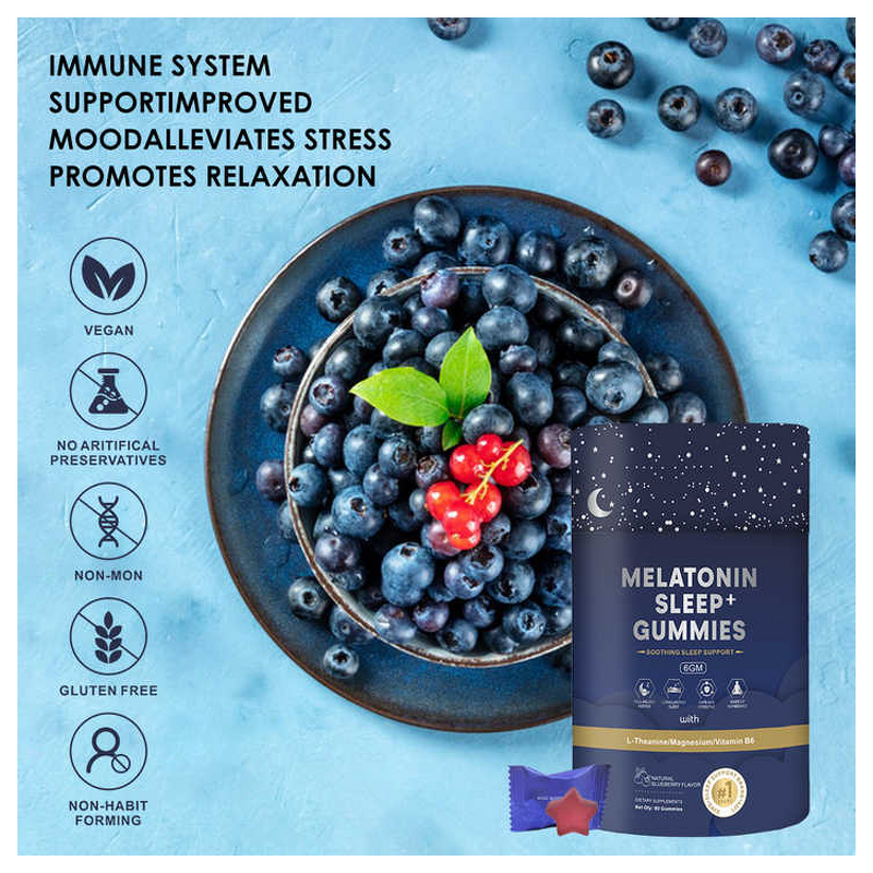 Melatonin Gummies Manufacturer - OEM Private Label Vegan for Fast Deep Sleep