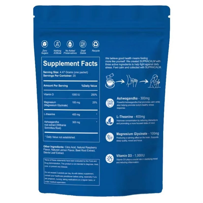 Electrolyte Powder Packets Manufacturer - OEM Private Label Sugar-Free 20 Packs with ACV Vitamin C