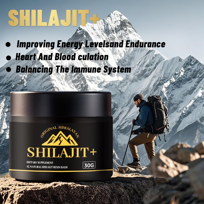 Shilajit Resin Manufacturer - ODM Private Label 30g for Men Optimal Healthy