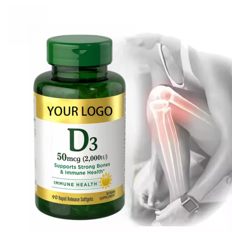 Vitamin D3 K2 Softgels Manufacturer - Custom Label Liposomal Vegan 5000 IU for Immune Bone