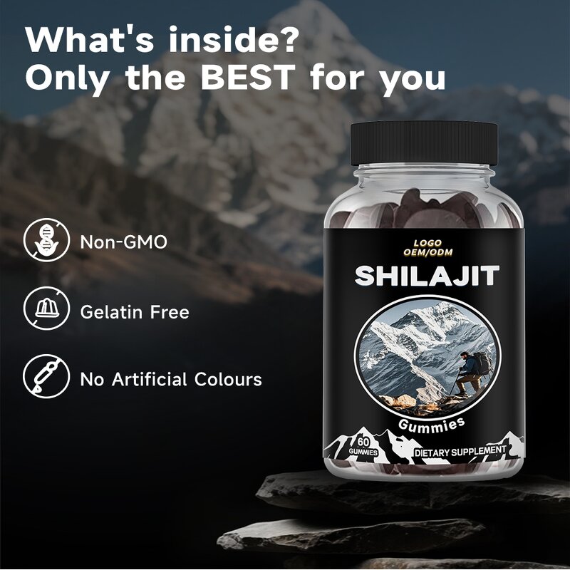 Shilajit Gummies Manufacturer - OEM Private Label Himalayan for Adults Not Pregnant