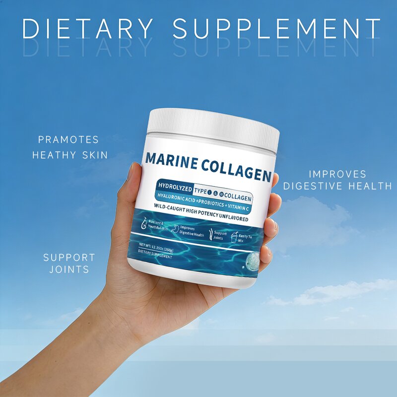 Marine Collagen Powder Manufacturer - OEM SUNI Private Label High Content Protein Immunity