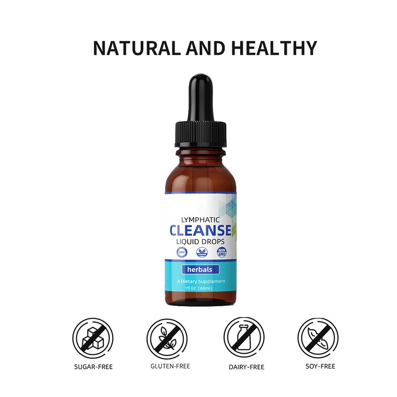 Lymphatic Cleanse Drops Manufacturer - OEM Private Label Herbals Dietary 60ml