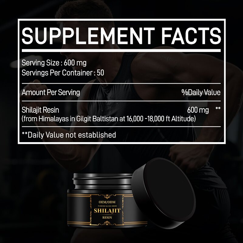 Shilajit Resin Manufacturer - OEM ODM Own-brand Natural Balanced Health Dietary