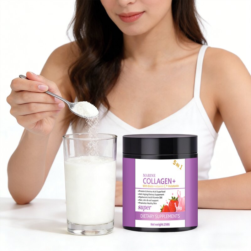 Protein Collagen Powder Manufacturer - OEM SUNI Private Label 5 In1 High Content Immunity