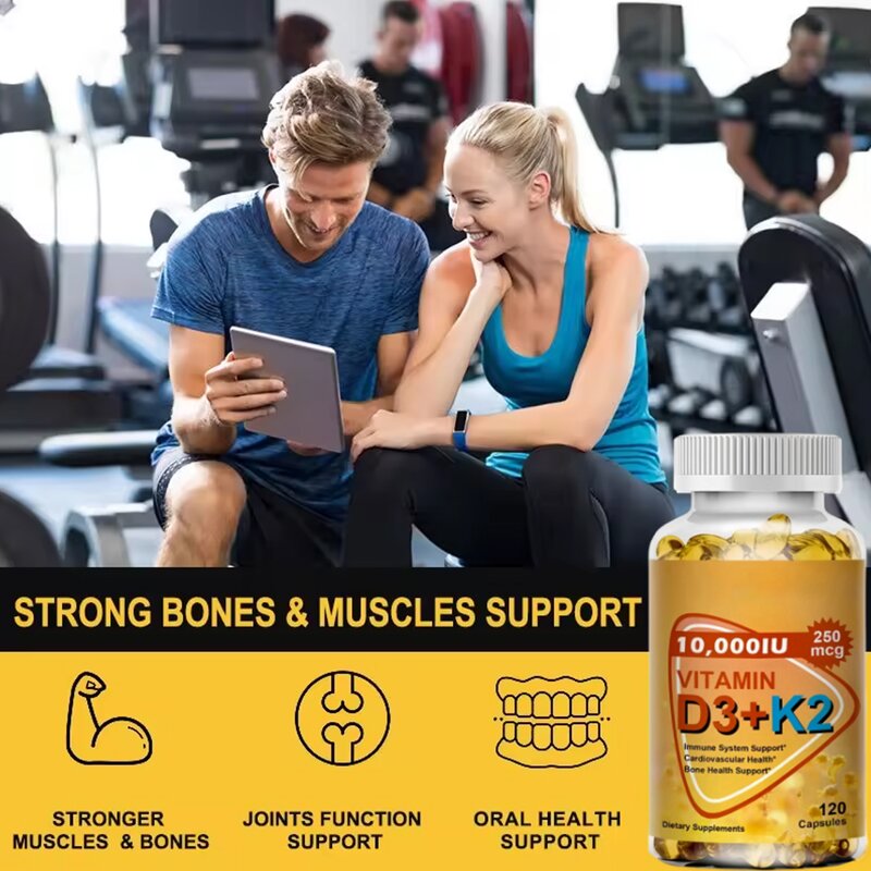 Vitamin D3 K2 Capsules Manufacturer - Hot Sale Softgel for Immune Support