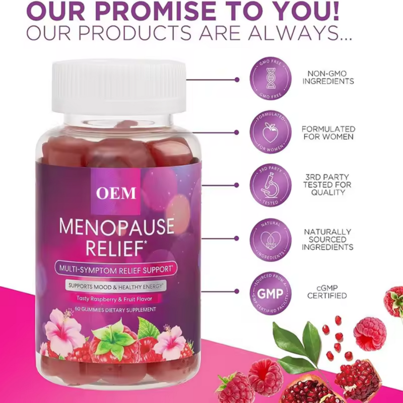 Menopause Relief Gummies Manufacturer - OEM SUNI Private Label for Women Period Pain