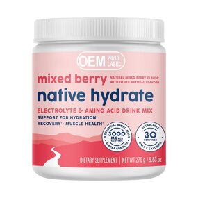 Electrolyte Powder Manufacturer - OEM Private Label Vegan Sugar Free Hydration Beverage Mix