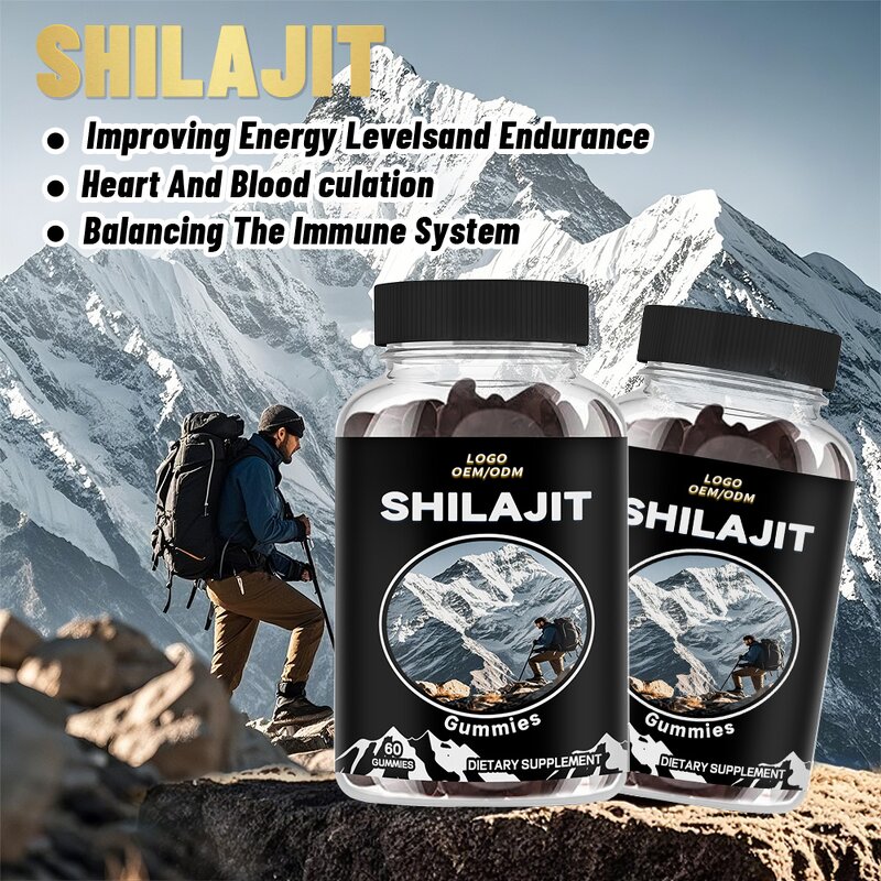 Shilajit Gummies Manufacturer - OEM Private Label Himalayan for Adults Not Pregnant