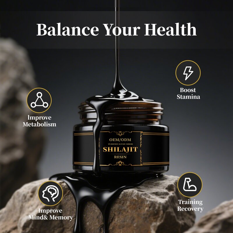Shilajit Resin Manufacturer - OEM ODM Own-brand Natural Balanced Health Dietary
