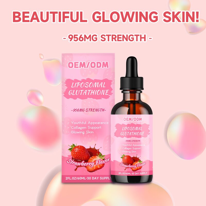 Glutathione Oral Liquid Drop Manufacturer - OEM Private Label Liposomal Skin Lightening