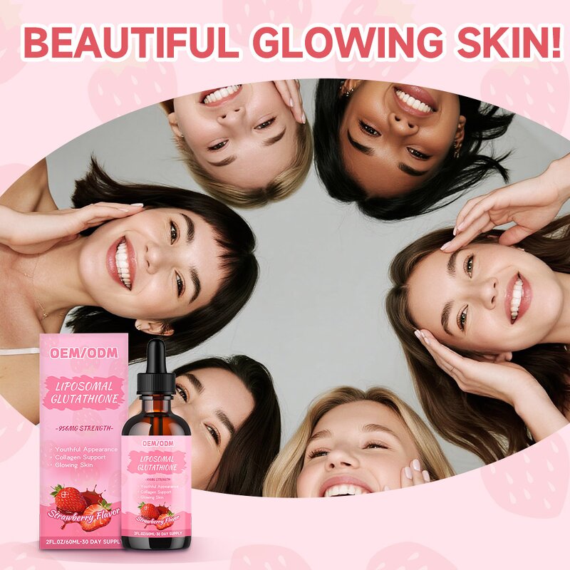 Glutathione Oral Liquid Drop Manufacturer - OEM Private Label Liposomal Skin Lightening