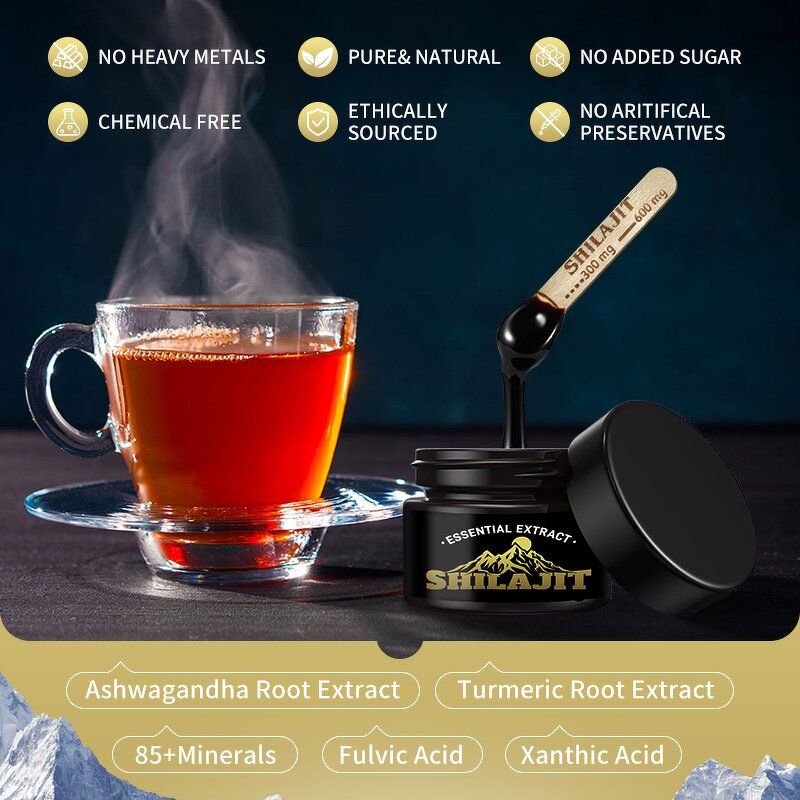 Shilajit Resin Manufacturer - OEM Private Label 100% Pure Organic Fulvic Acid Himalayan