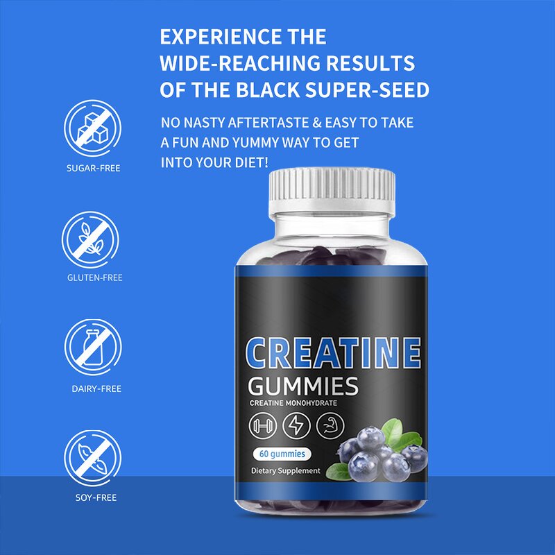 Creatine Monohydrate Gummies Manufacturer - Hot Selling Factory for Workout Safe for Adults