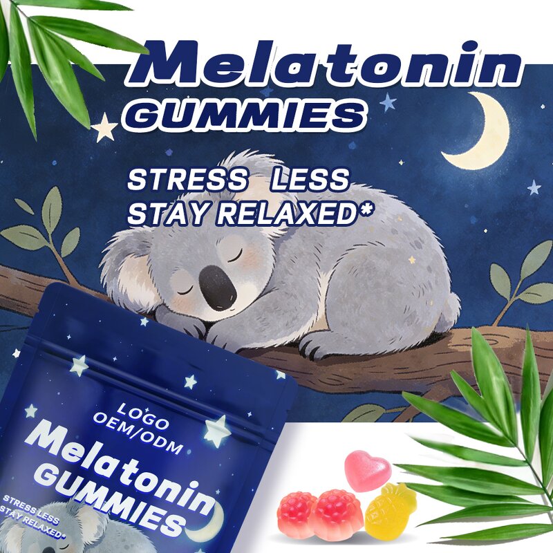 Melatonin Sleep Aid Gummy Manufacturer - OEM Private Label for Adults Fall Asleep Faster