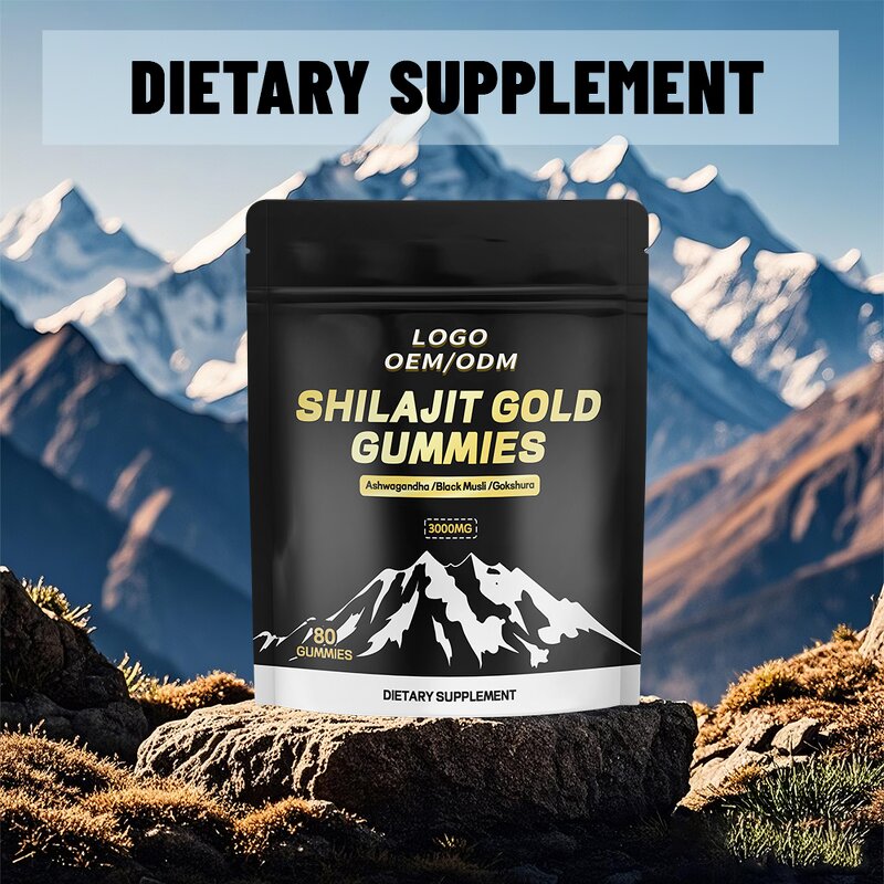 Shilajit Gummies Manufacturer - OEM Private Label Himalayan for Adults Not Pregnant