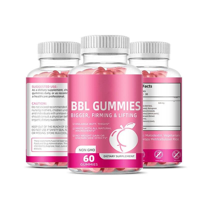 BBL Gummies Manufacturer - Factory Hot Sale Herbal Hip Enhancing for Women