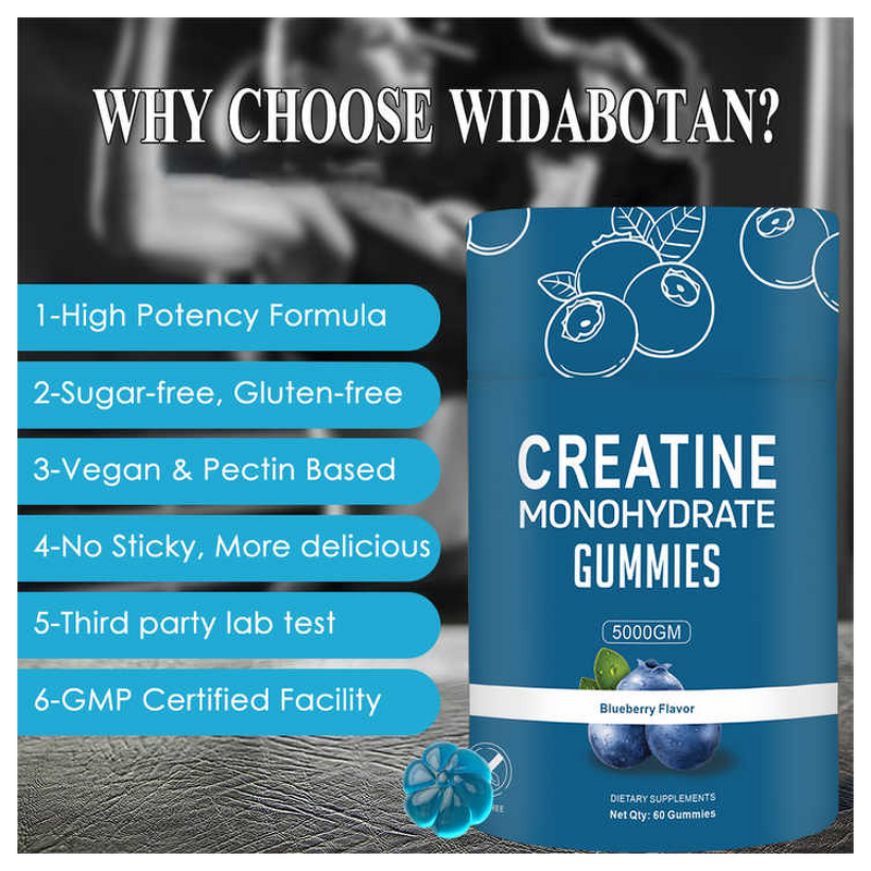 Creatine Monohydrate Gummies Manufacturer - OEM Private Label Infused for Stronger Muscle