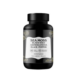 Sea Moss Capsules Manufacturer - OEM Private Label with Black Seed Oil Ashwagandha