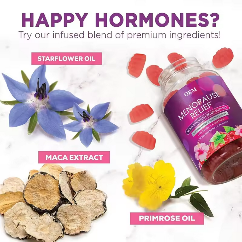 Menopause Relief Gummies Manufacturer - OEM SUNI Private Label for Women Period Pain