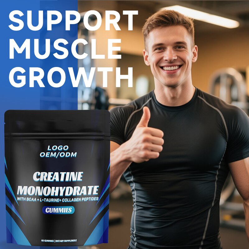 Creatine Monohydrate Gummies Manufacturer - Hot Selling Factory for Workout Safe for Adults