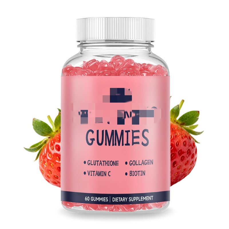 Collagen Gummies Manufacturer - OEM Private Label Lightening Skin Strawberry Flavor