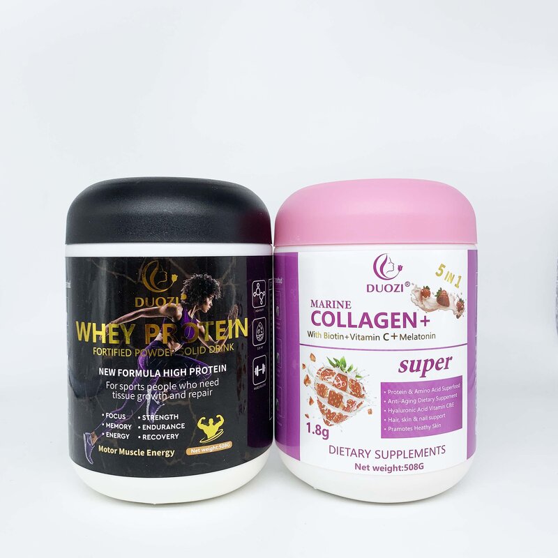 Whey Protein Powder - Manufacturer OEM Private Logo 500g Vegan Muscle Building