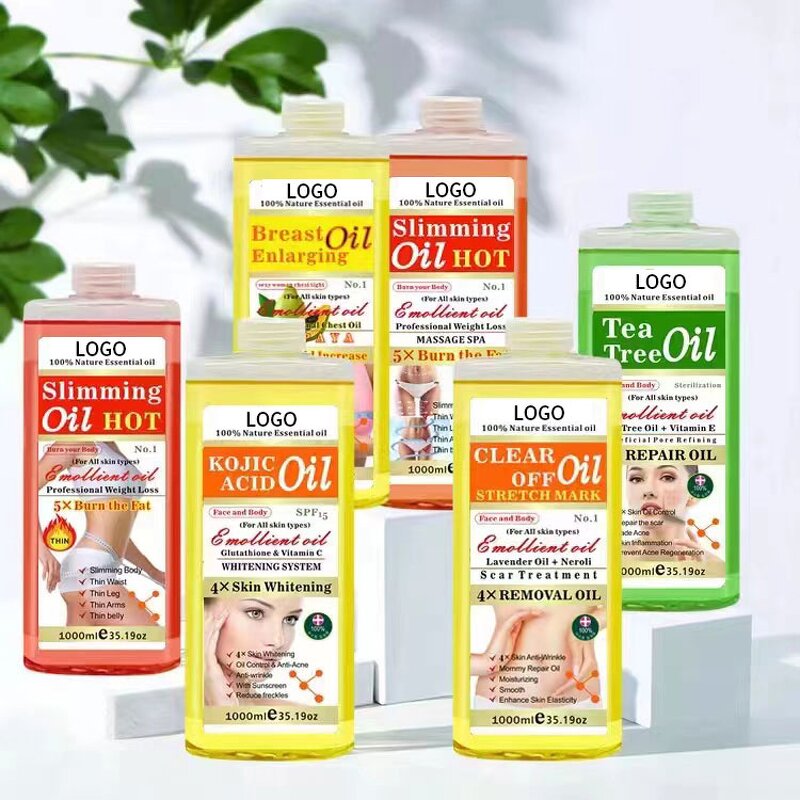 Vitamin E Body Oil - Manufacturer OEM 1000ml Skin Whitening Lightening