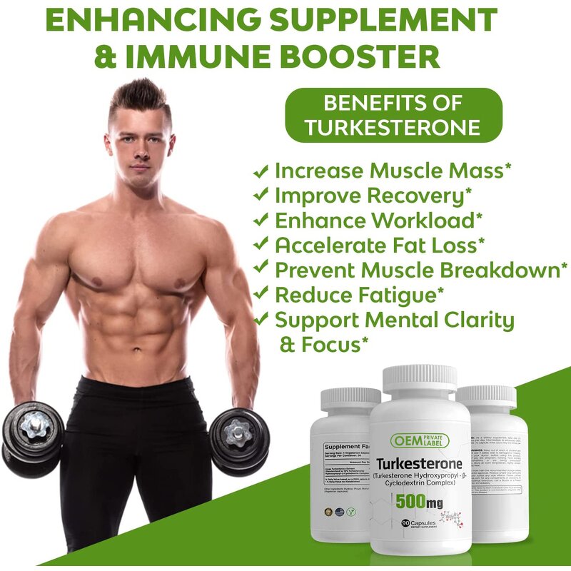 Turkesterone Capsules - Manufacturer OEM Stock 500mg Adult Herbal Healthcare