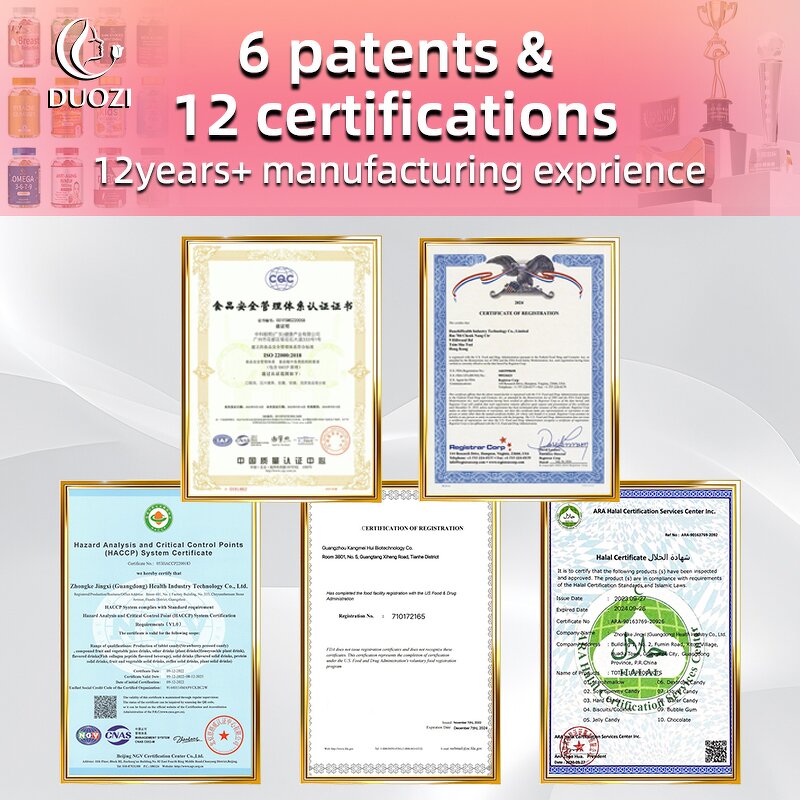 Fish Oil Biotin Drink - Manufacturer DUOZI Alaska Deep Sea Bird Nest Collagen