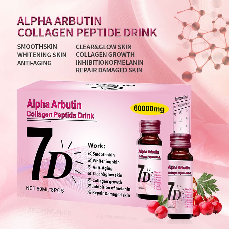 Liquid Collagen Drink - Manufacturer OEM Alpha Arbutin Anti-Aging Skin Whitening
