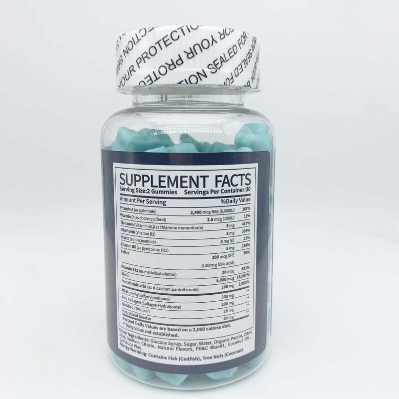 Dark Knuckle Whitening Gummies - Manufacturer OEM DUOZI Quick Effect Collagen