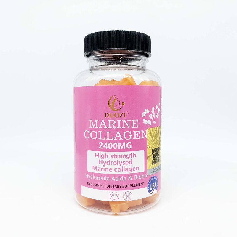 Collagen Vitamin C Gummies - Manufacturer OEM DUOZI Skin Hair Nail Whitening