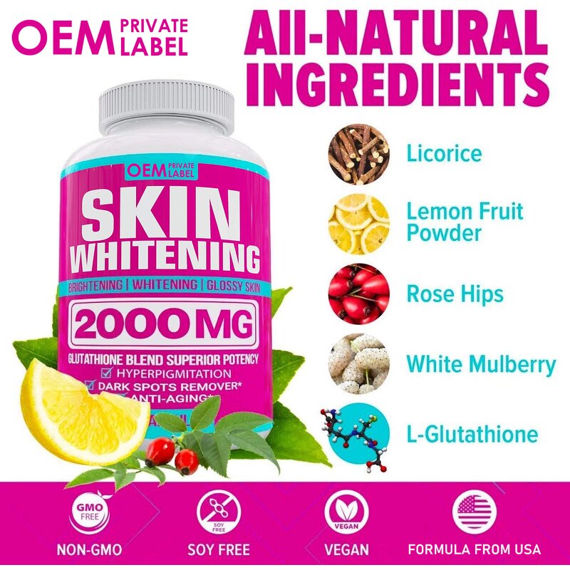 Collagen Capsules - Manufacturer OEM Skin Whitening Anti Aging Antioxidants