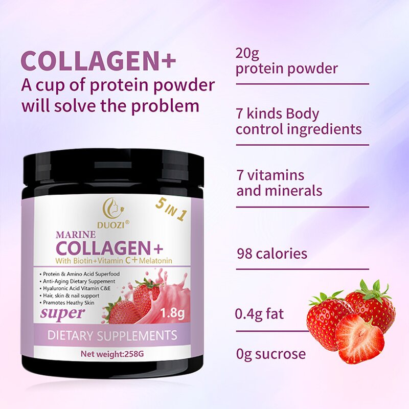 Collagen Powder - Manufacturer OEM DUOZI Skin Hair Nail Bird Nest Drink Base