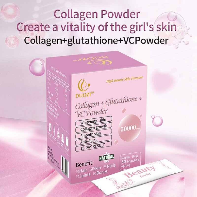 VC Collagen Powder Drink - Manufacturer OEM Customizable Skin Whitening Wholesale