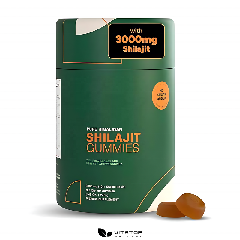 Shilajit Gummies Manufacturer - OEM Pure Himalayan No Sugar with Ashwagandha Gokshura & Fulvic Acid