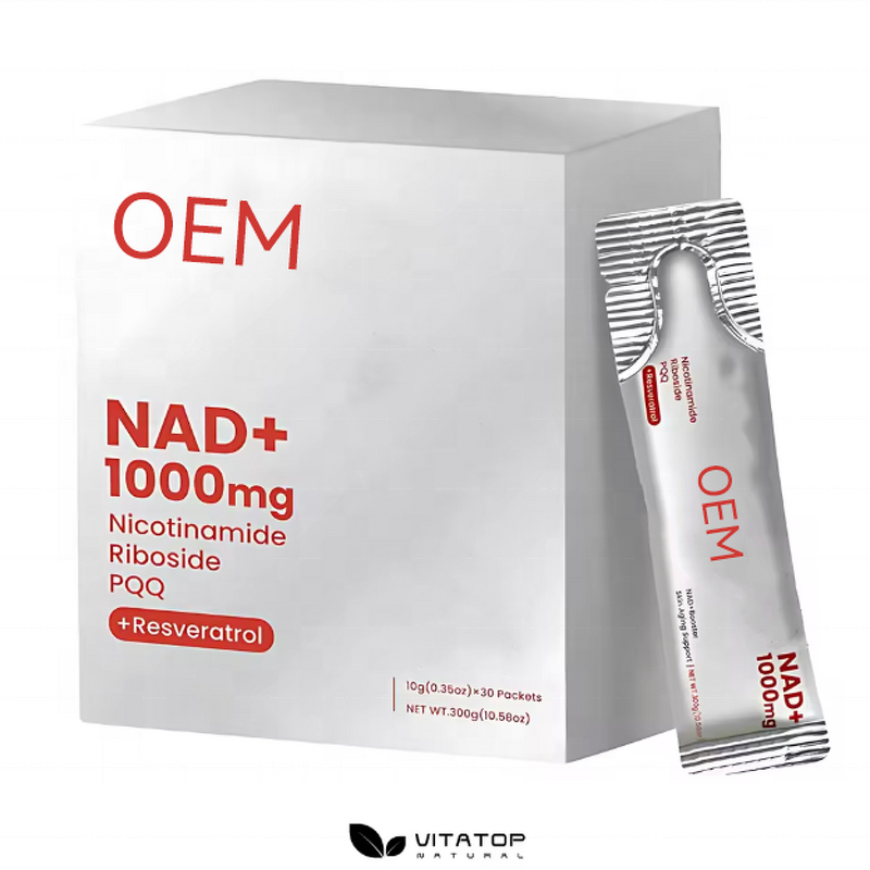 NAD Supplement Oral Liquid Manufacturer - OEM Private Label Liposomal Nicotinamide Riboside 1000mg+