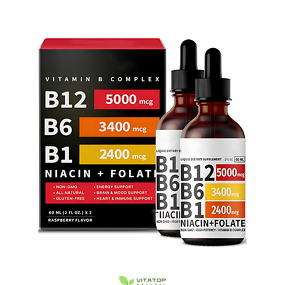 Vitamin B Complex Liquid Drops Manufacturer - OEM with B12 & B6 Oral Nutrition